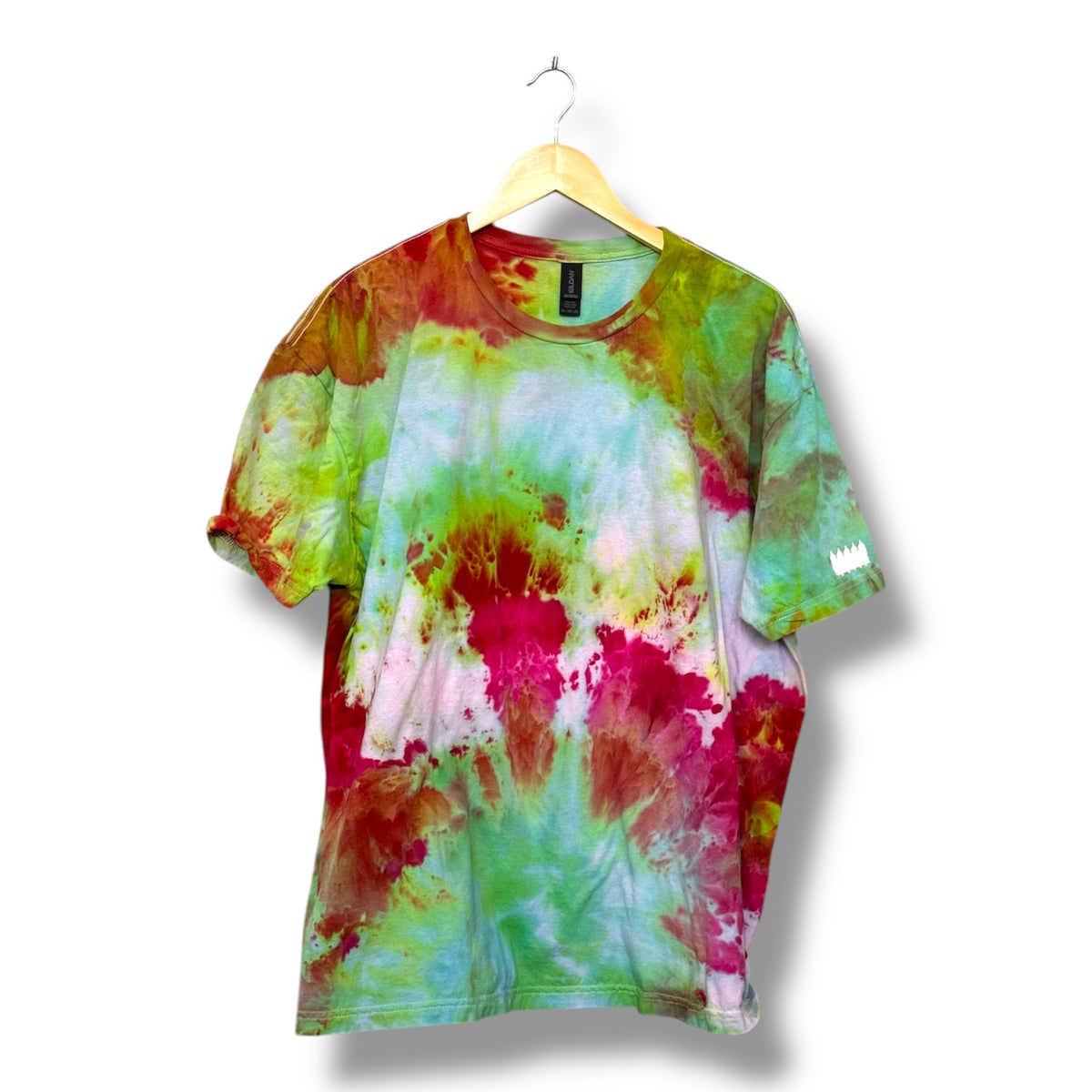 Crimson Moss Ice-Dye Tee (3XL, One of One)