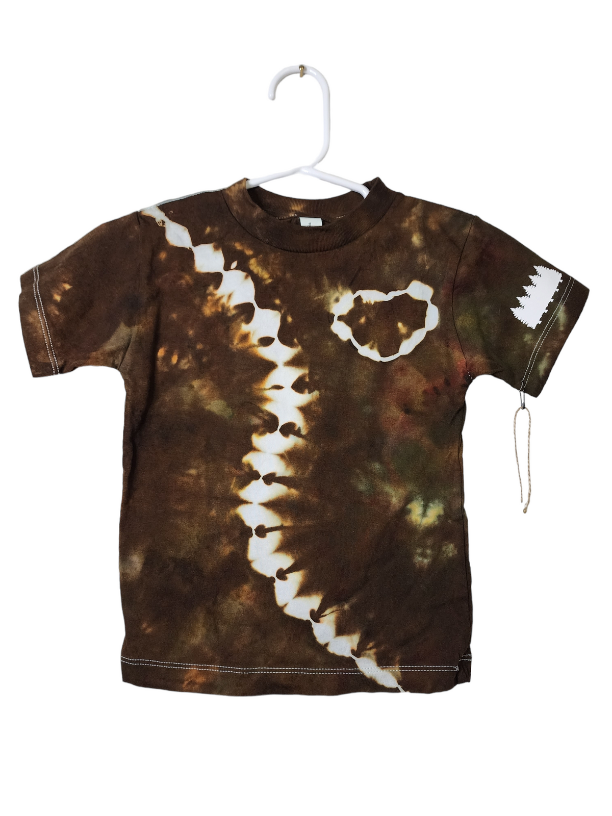 Chocolate Swirl Heart Toddler Tee (2T, One of One)
