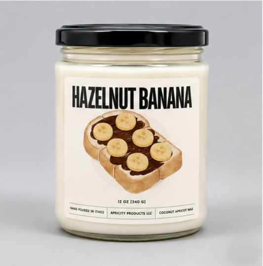 Hazelnut Banana Candle