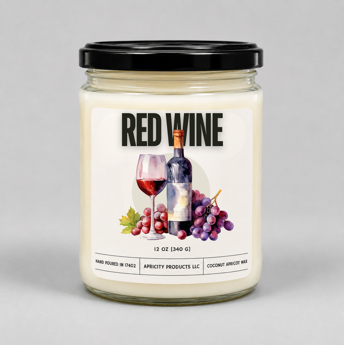 Red Wine Candle