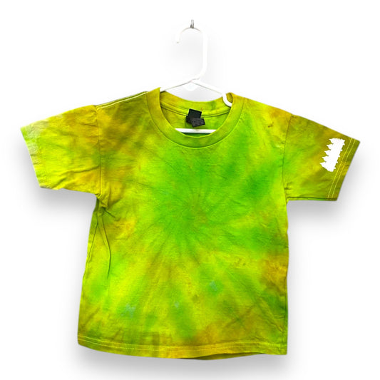 Lemon Lime Spiral Toddler Tee (5T, One of One)