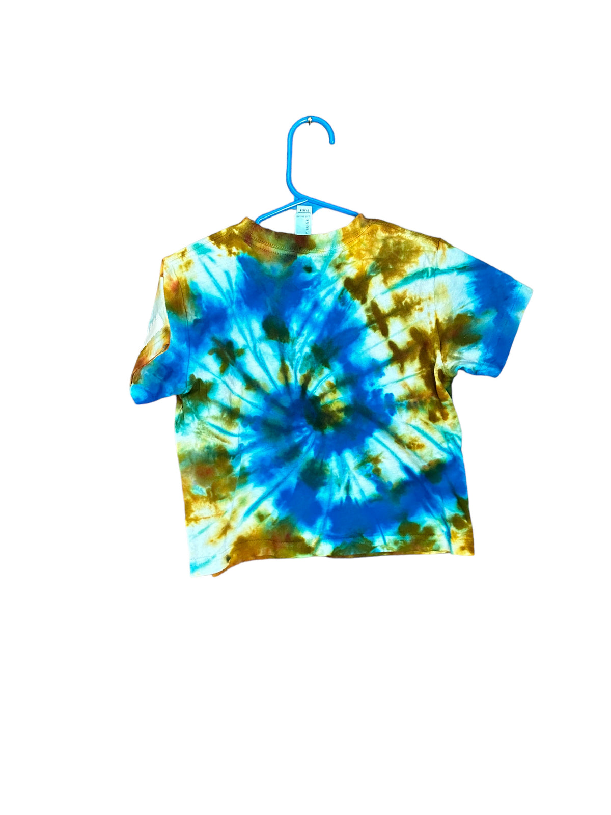 Peacock Spiral Toddler Tee (4T, One of One)