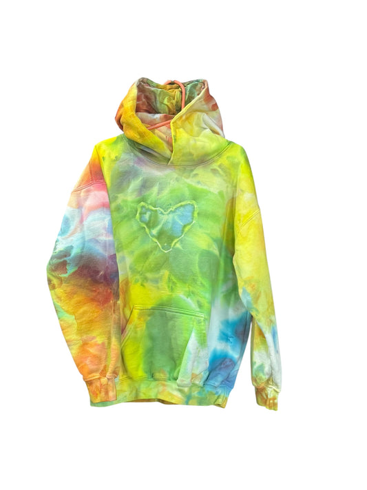 Highlighter Heart Youth Hoodie (YM, One of One)