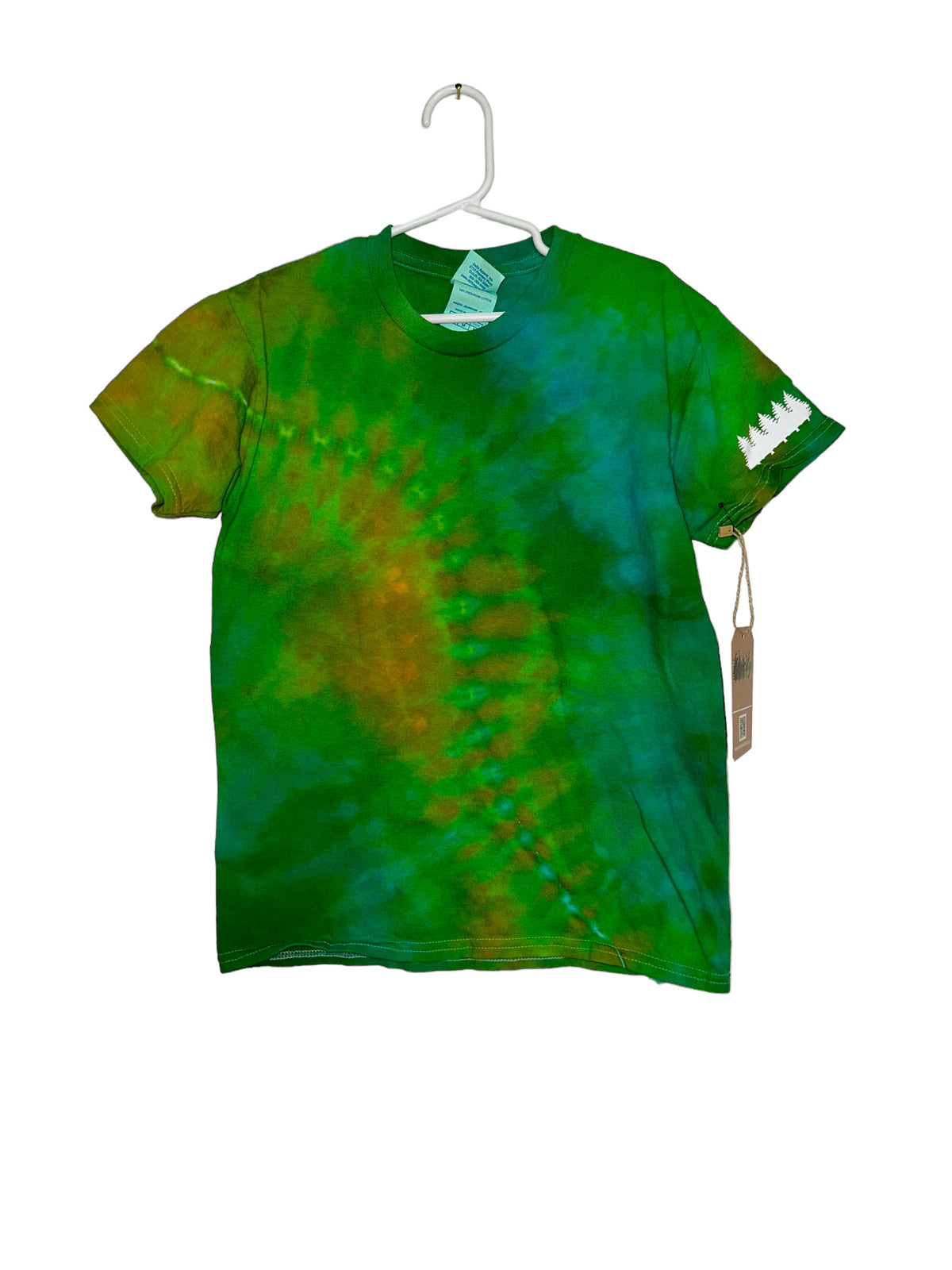 Amber Moss Spiral Youth Tee (YM, One of One)