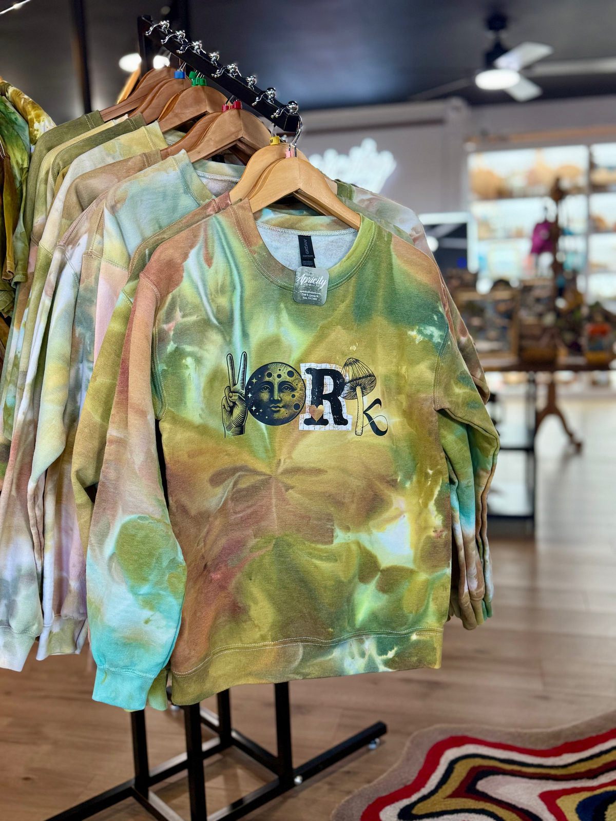 YORK Tie-Dye Crewneck Sweatshirt