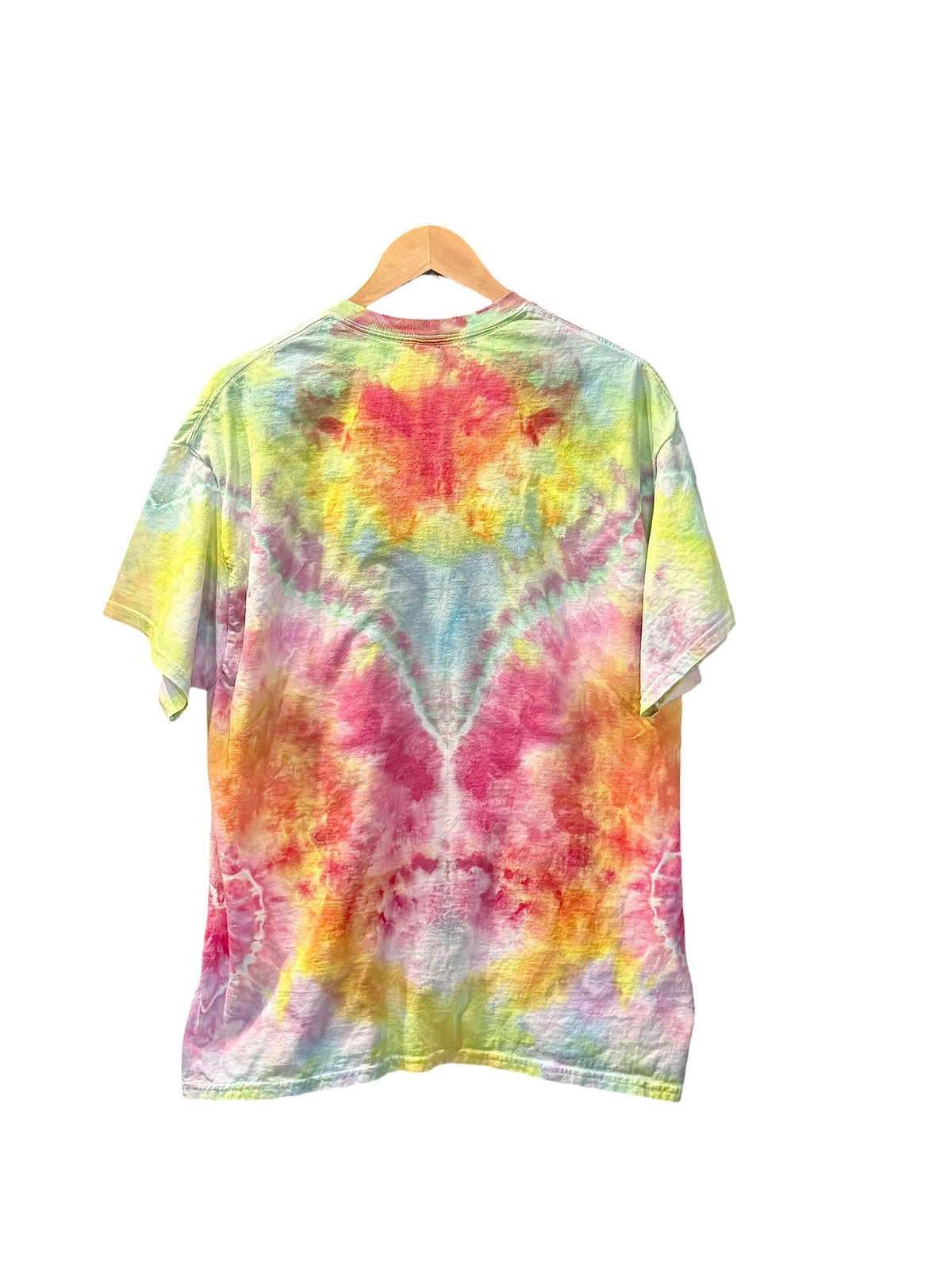 Sherbet Chevron Ice-Dye Tee (XL, One of One)