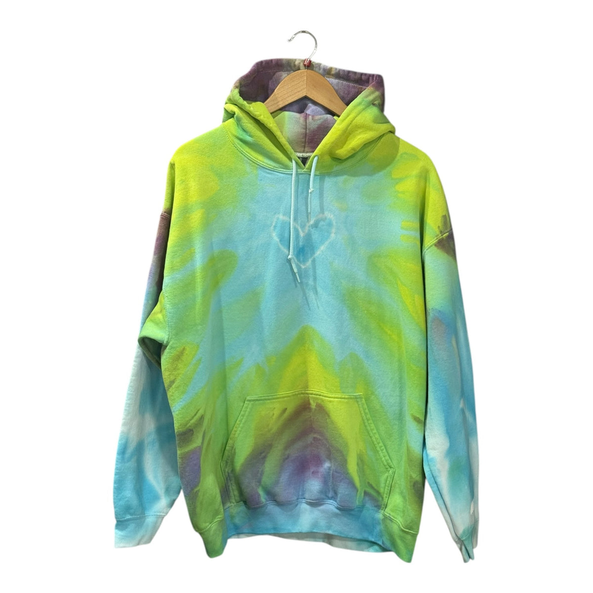 Spring Meadow Heart Hoodie (L, One of One)