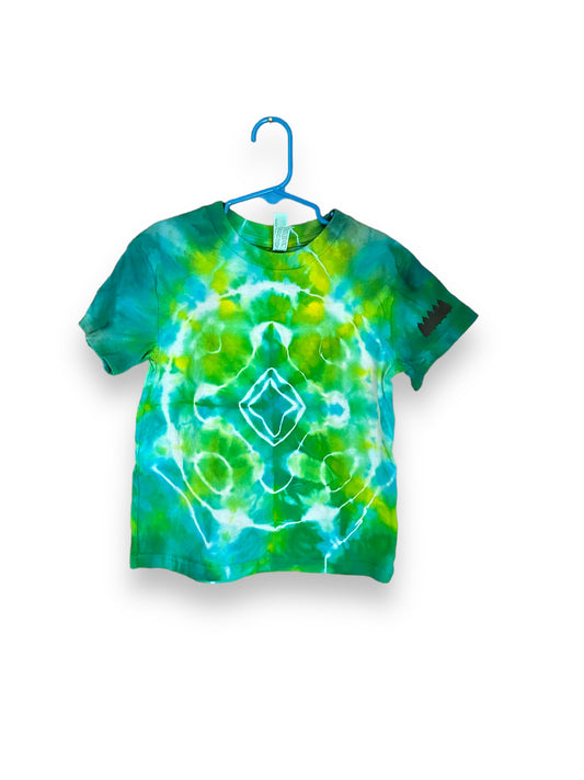 Emerald Kaleidoscope Toddler Tee (5T, One of One)