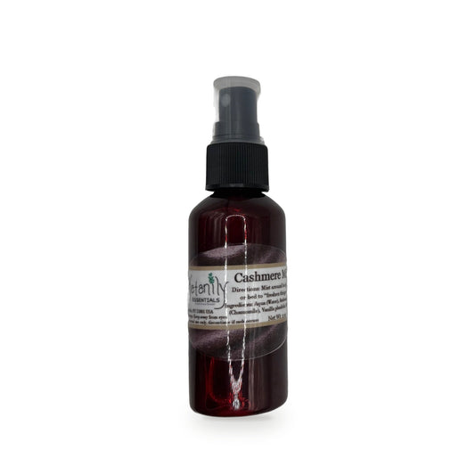 Cashmere Mist 2 oz red glass spray bottle by Katanily Essentials